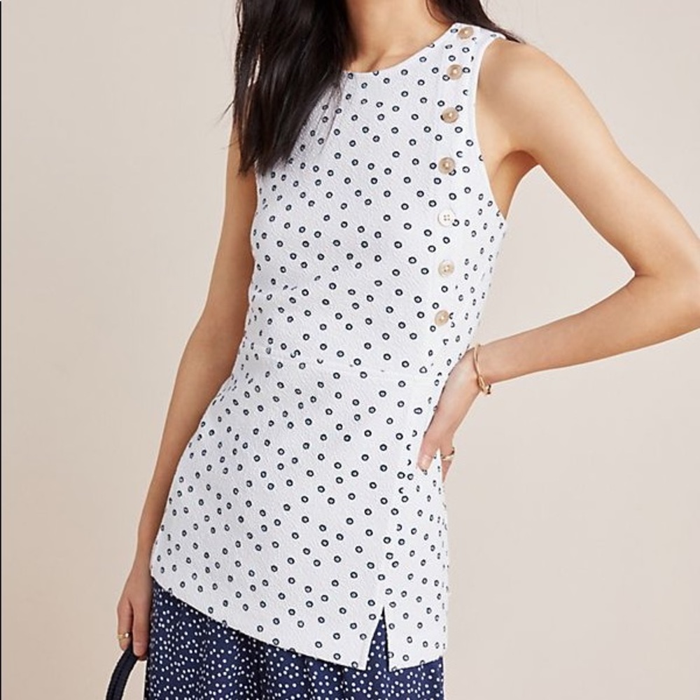ANTHROPOLOGIE BRENNER TOP SIZE L